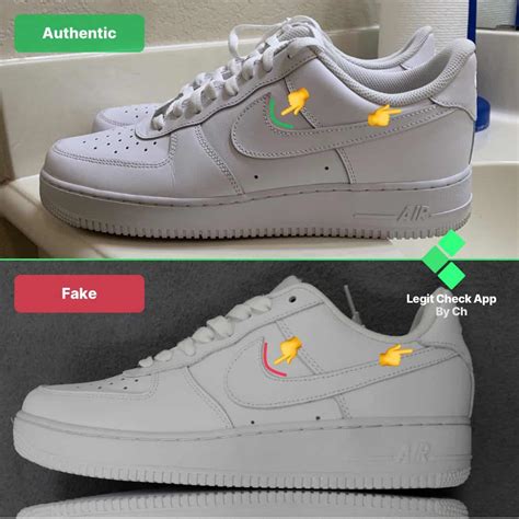 fake nike air force ones|nike air force 1 real.